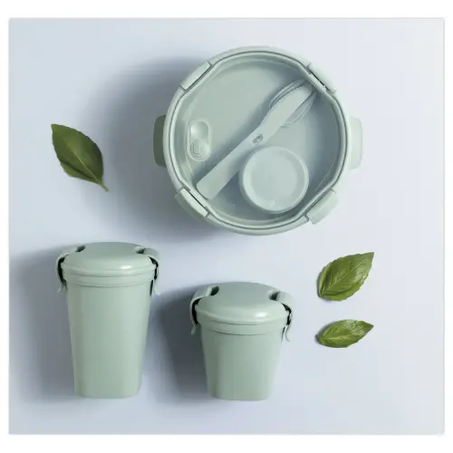 Voedselcontainer hermetisch rond 1,6L met bestek - Curver