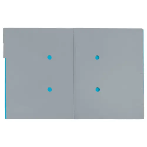 Leitz 6-tasten ordner met elastieken - 100% gerecycled - Blauw