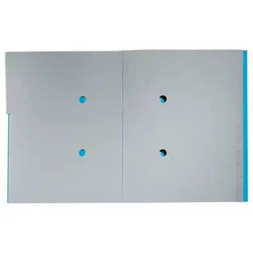 Leitz 12-tasten ordner met elastieken - 100% gerecycled - Blauw