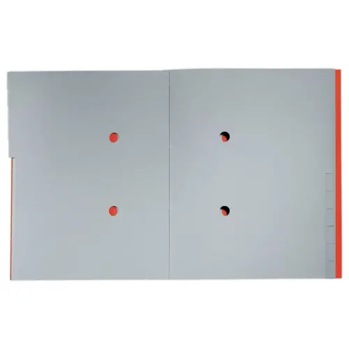 Leitz 12-tasten ordner met elastieken - 100% gerecycled - Rood