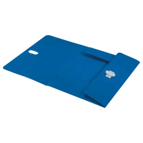 Map LEITZ 3 flappen - gerecycleerd PP - blauw 