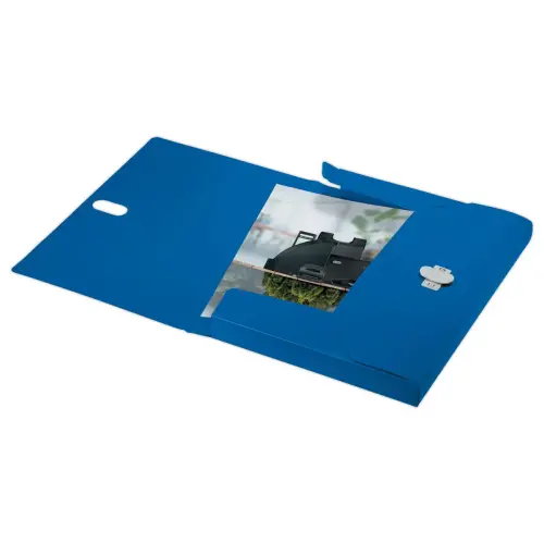 Gerecycleerde klasseerdoos - blauw - LEITZ