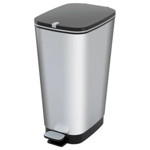 Chic Bin Style 45L - Metallic grijs