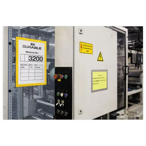 5 magnetische displayframes DURAFRAME - Geel