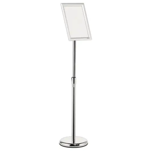 Vloerstandaard met clipbare aluminium frame 