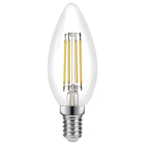 Omni filament LED kaarsvormige lamp E14 4,2W 470LM 4000K helder