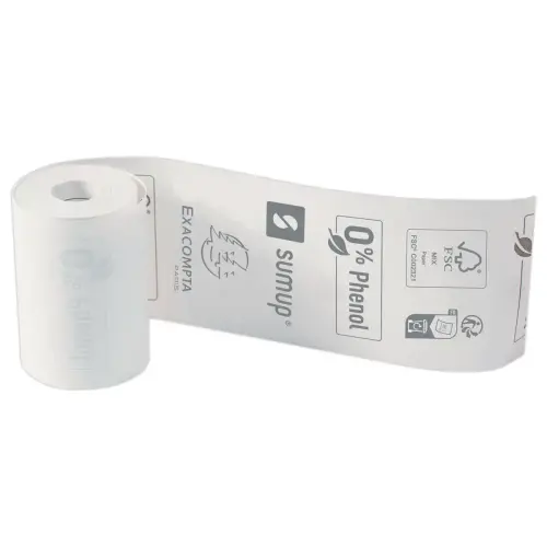 20 thermische rollen 57x30mm - 9m - SumUp - 55g/m2