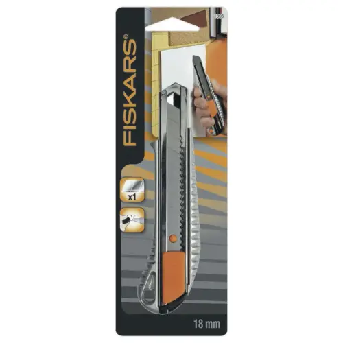 Cutter FISKARS Professioneel Metaal 18 mm - kleur metaal