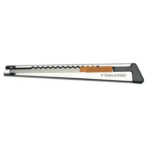 Cutter FISKARS Professioneel Plat 9mm - metaal kleur