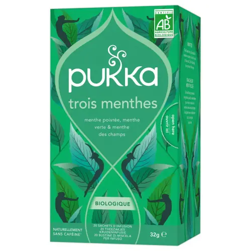 20 Pukka Bio drie muntinfusies
