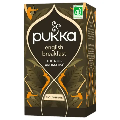 20 Pukka biologische elegante Engelse ontbijtthee in zakjes