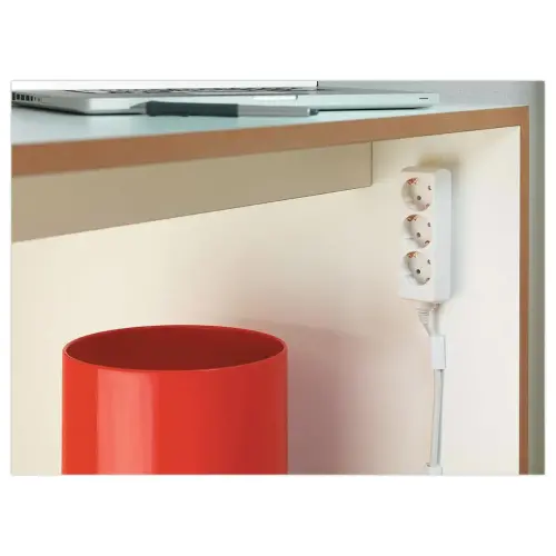 5 bevestigingen voor kabels + 6 mini powerstrips 
