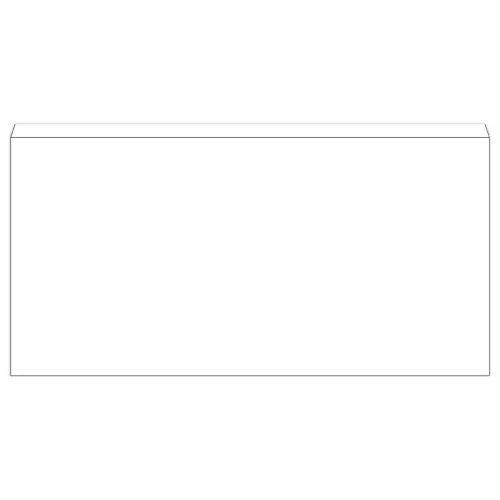 500  witte enveloppen 114x229 80gr zelfklevend Fiducial 
