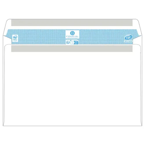 500 witte enveloppen 162x229 fen 45x10080gr zelfklevend Fiducial