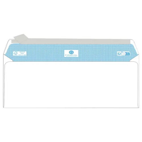 500 Witte enveloppen 110x220 cm - 45x100 80g - FIDUCIAL