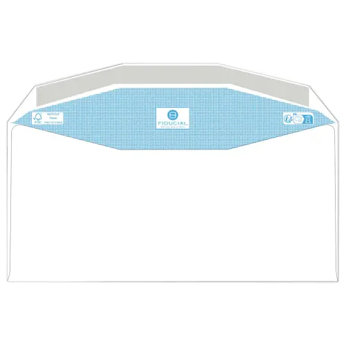 1000 witte MSPA-enveloppen 114X229 ven 45x100 80gr gecoat gerecycled