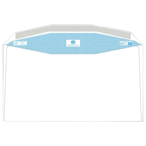 500 witte MSPA-enveloppes 162x229 ven 45x100 80gr gecoat gerecycled