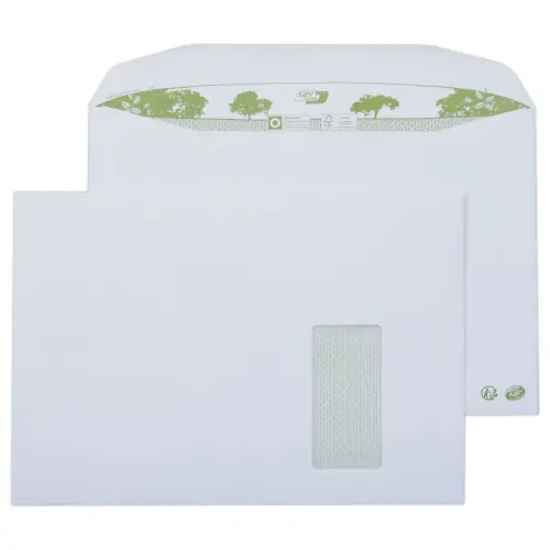 250 MSPA extra witte enveloppen 229x324 mm fen 105x50 recyl 80g gummiband