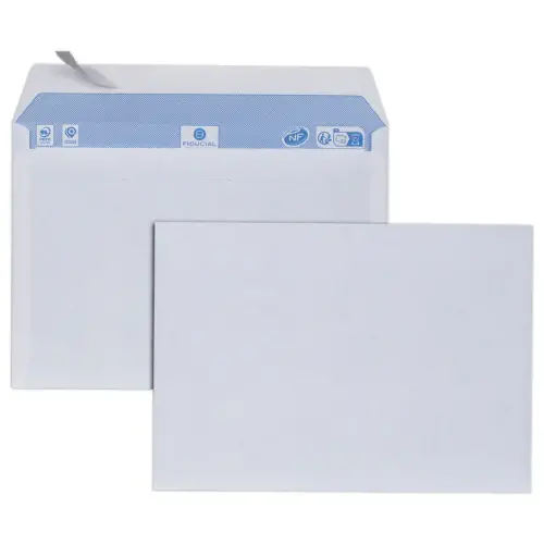 500 witte enveloppen 162x229 80g siliconen