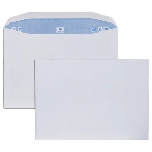 250  witte MSPA-enveloppen 229x324 90g gegomd 