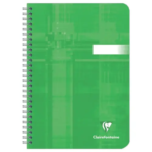 Spiraalgebonden A5 schrift 100 pagina's gelijnd - willekeurige kleur