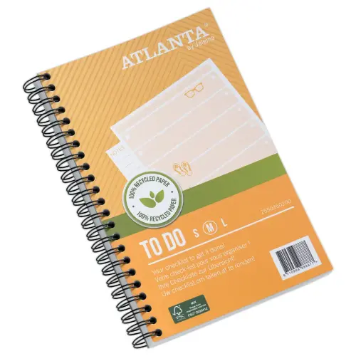 Schriftje "To do" Atlanta - 195x125mm - 125p - zomer