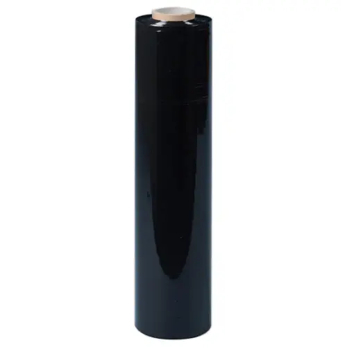 6 handmatige rekfolie rollen 17µ - 450mm x 270m zwart