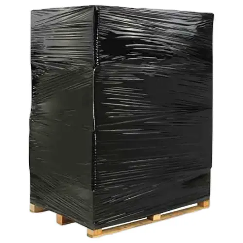 6 handmatige rekfolie rollen 17µ - 450mm x 270m zwart