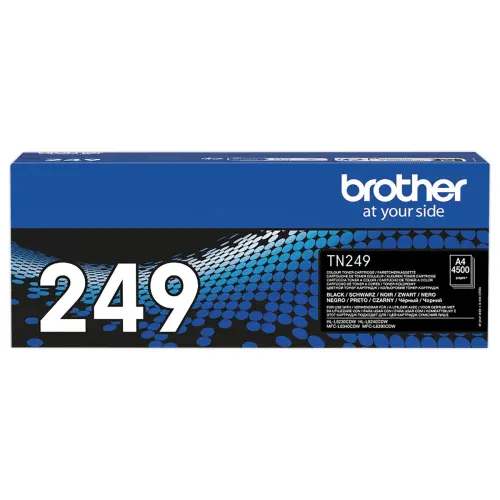 Zwarte lasercartridge met zeer hoge capaciteit Brother TN249BK