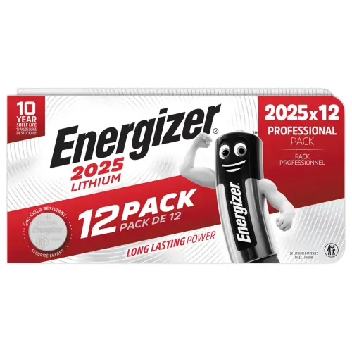 12  lithium knoopbatterijen Energizer 2025 
