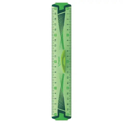 Dubbeldecimeter - ONBREKBAAR, assorti in blauw of groen