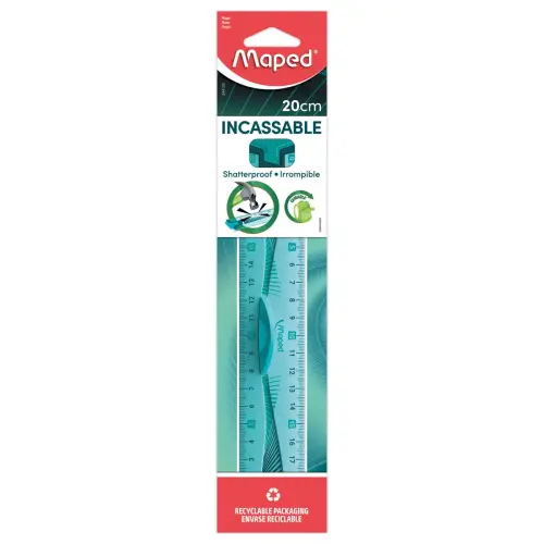 Dubbeldecimeter - ONBREKBAAR, assorti in blauw of groen