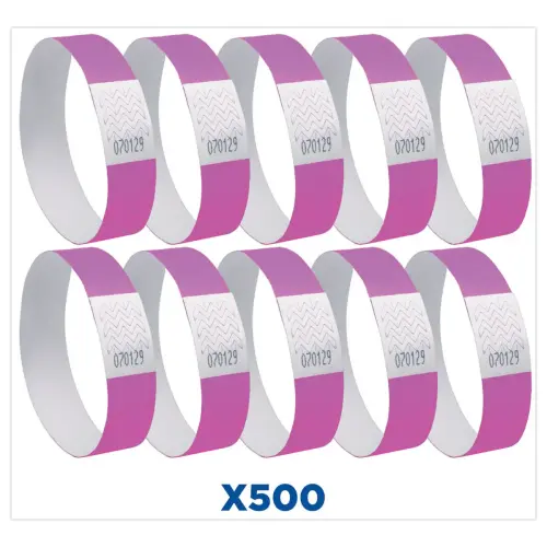 500 Tyvek ® armbanden x500