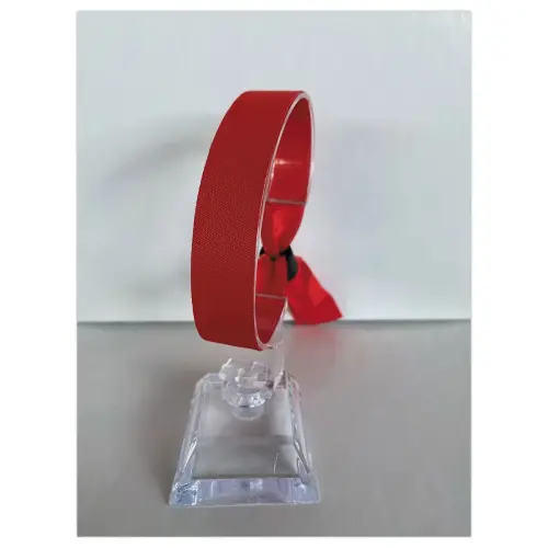 100  rode stoffen armbanden 