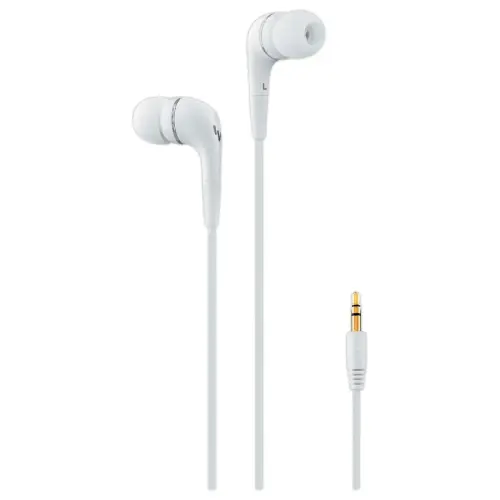 Witte stereo jack oordopjes