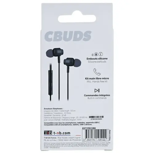 Type-C semi-in-ear koptelefoon