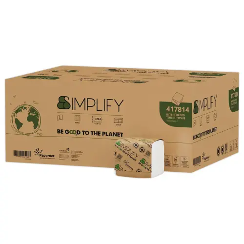 40 gevouwen toiletpapier pakketten Simplify