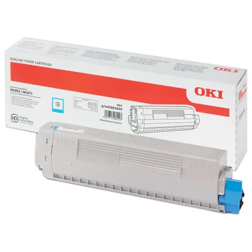 Toner OKI 45862839 - Cyaan
