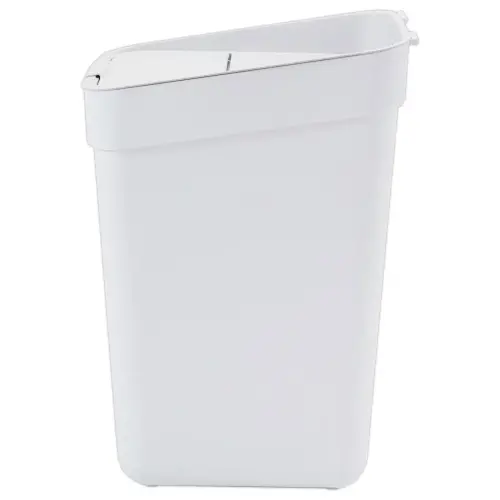 Afvalbak voor gescheiden afval, klaar om te verzamelen, 30l - wit/grijs