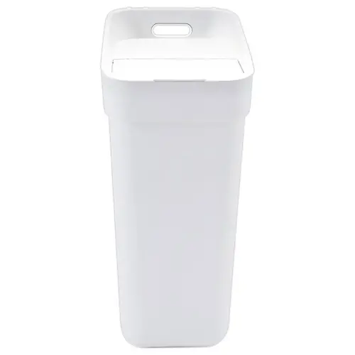 Afvalbak voor gescheiden afval, klaar om te verzamelen, 30l - wit/grijs