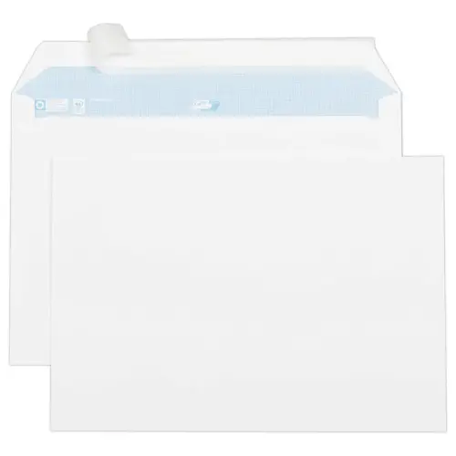 250 witte enveloppen 229x324 90 g/m² siliconen