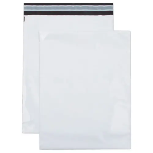 100 Zakken witte polyethyleen 310x410 mm Pack'n Post