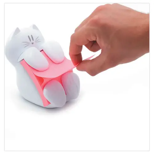 POST-IT dispenser Super sticky Z-Notes Kat + blok Coquelicot 76x76 mm 