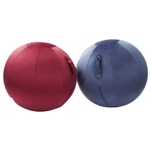 Ergonomische zitballon in fluweel - &Oslash; 65 cm 
