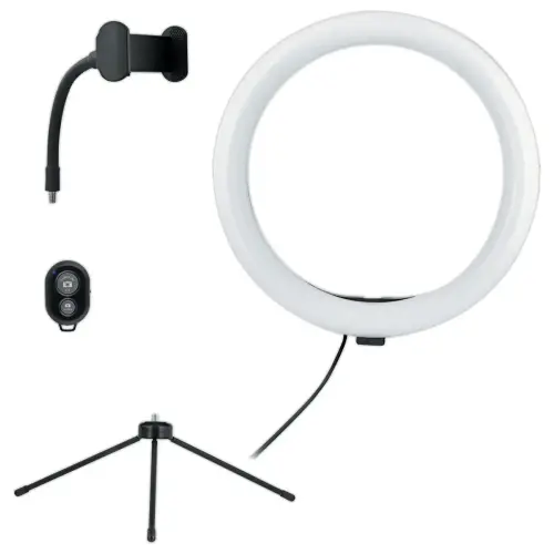 LED-ring 10" voor smartphone T'NB zwart 