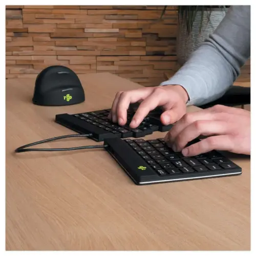 Ergonomisch gesplitst toetsenbord Break zwart