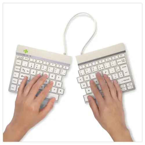 Ergonomisch Split Break toetsenbord wit