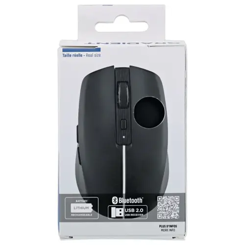 Dual Connect zwarte gradient muis