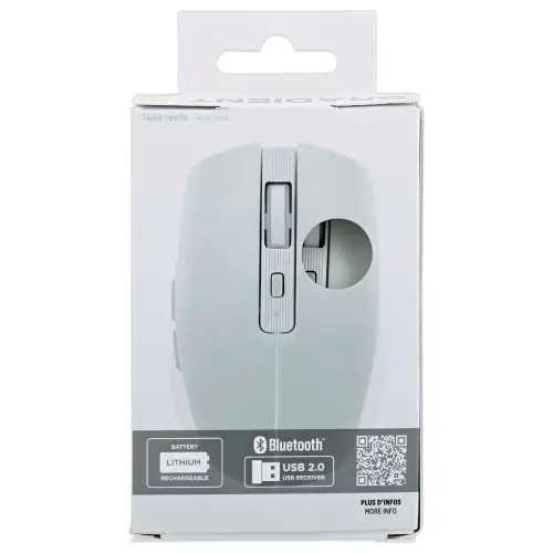 Blauwe Dual Connect gradient muis