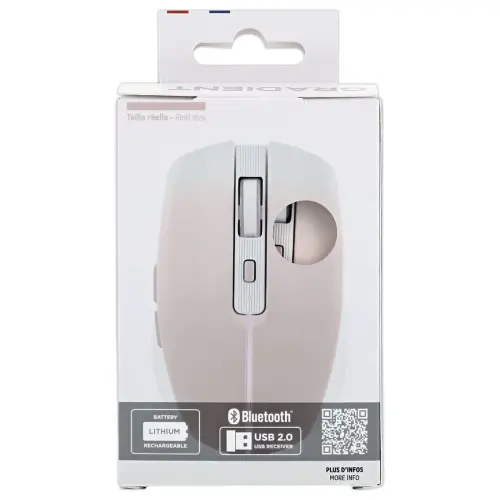 Roze Dual Connect gradient muis